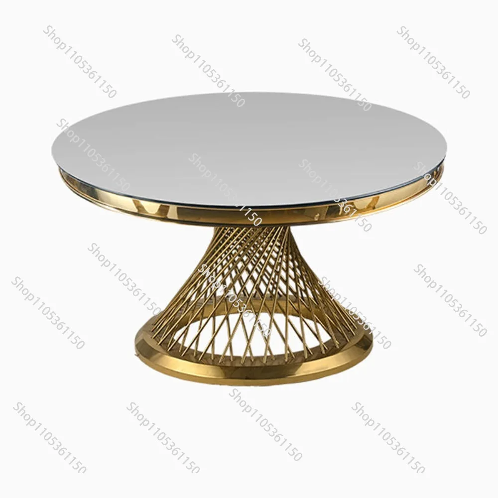 New luxury gold stainless steel home furniture metal wedding round event table set hotel wedding
New luxury gold stainless steel home furniture metal wedding round event table set hotel wedding