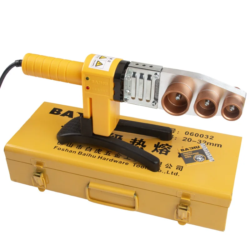 800W 900W Pipe Welding Machine Pipe Soldering Iron Plastic Welding PP/PPR/PB/PE Tube Heating Hot Melt Tool 63/32Types
800W 900W Pipe Welding Machine Pipe Soldering Iron Plastic Welding PP/PPR/PB/PE Tube Heating Hot Melt Tool 63/32Types