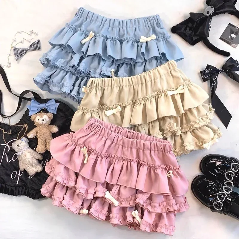 Женские мини-юбки Harajuku с рюшами, милые японские пушистые плиссированные мини-юбки Y2K с высокой талией, милые юбки в стиле Лолиты Kawaii, юбки-торты
Женские мини-юбки Harajuku с рюшами, милые японские пушистые плиссированные мини-юбки Y2K с высокой талией, милые юбки в стиле Лолиты Kawaii, юбки-торты