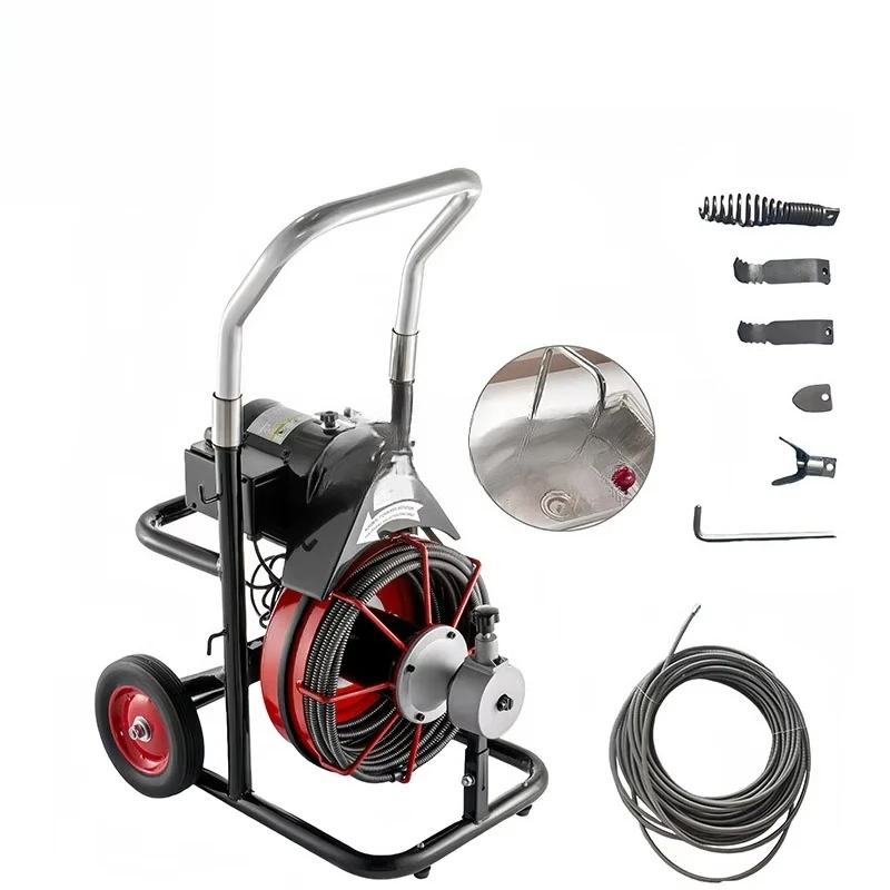 Electric 220V Drain Cleaning Machine New Plastic Drum Auger Plumbing Cleaner
Electric 220V Drain Cleaning Machine New Plastic Drum Auger Plumbing Cleaner