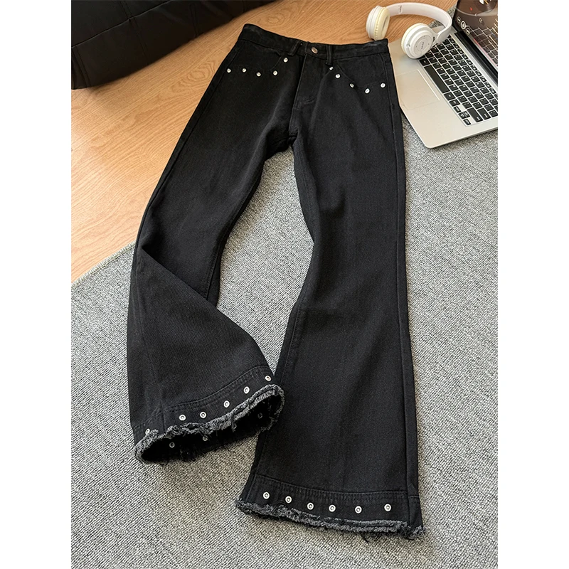 Bla High Waist Bell Bot Jeans Men's American Sle Knife Slimming Straight Leg Jeans High Street Vibe
Bla High Waist Bell Bot Jeans Men's American Sle Knife Slimming Straight Leg Jeans High Street Vibe