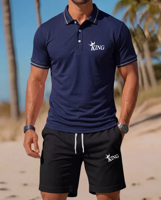 Men's Royalion Pegasus Embroidered Polo & Shorts Set, Beach Casual Matching Outfit for Summer
Men's Royalion Pegasus Embroidered Polo & Shorts Set, Beach Casual Matching Outfit for Summer