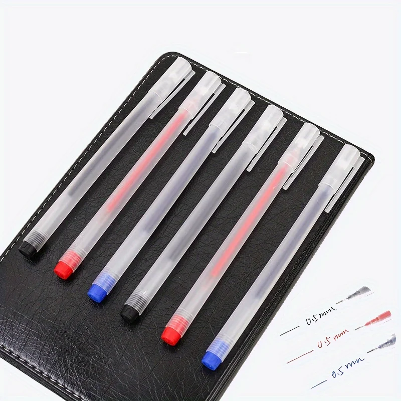 Extra Fine Gel Pen 0.5mm Write Examination Black Pen Blue Red Students Office Stationery Carbon for Business 5pcs
Extra Fine Gel Pen 0.5mm Write Examination Black Pen Blue Red Students Office Stationery Carbon for Business 5pcs