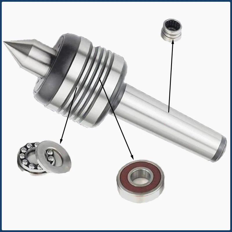 MT2/3/4/5 Morse Top Center CNC Lathe Rotary Center Standard Double Cone Head Live Morse turning center Accessories
MT2/3/4/5 Morse Top Center CNC Lathe Rotary Center Standard Double Cone Head Live Morse turning center Accessories