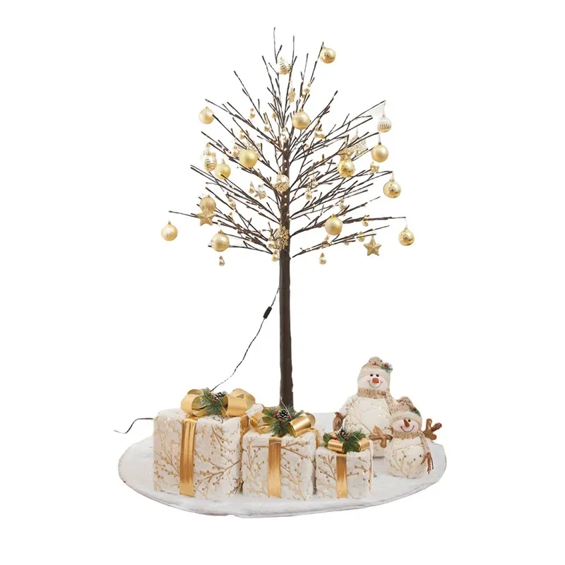 Christmas decorations plug-in luminous golden Christmas tree package hotel shopping mall lighting decoration
Christmas decorations plug-in luminous golden Christmas tree package hotel shopping mall lighting decoration