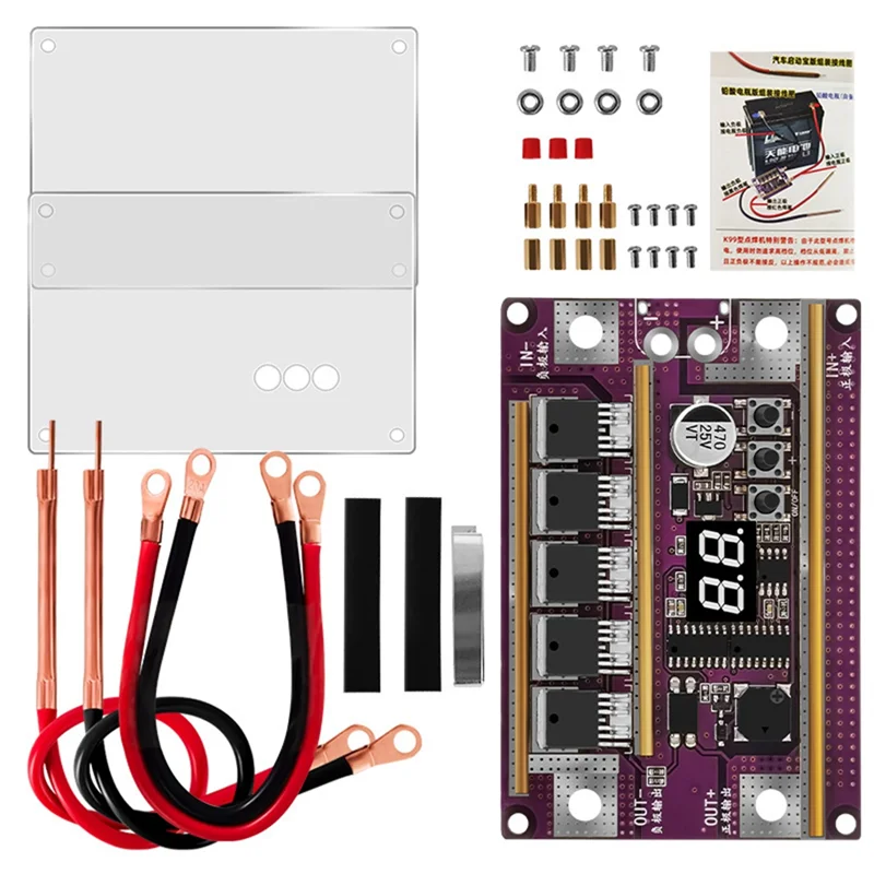 WCS-Mini Spot Welder 99 Gear Adjustable DIY Spot Welder Spot Welder Control Board With Transparent Case For 18650 Batter
WCS-Mini Spot Welder 99 Gear Adjustable DIY Spot Welder Spot Welder Control Board With Transparent Case For 18650 Batter