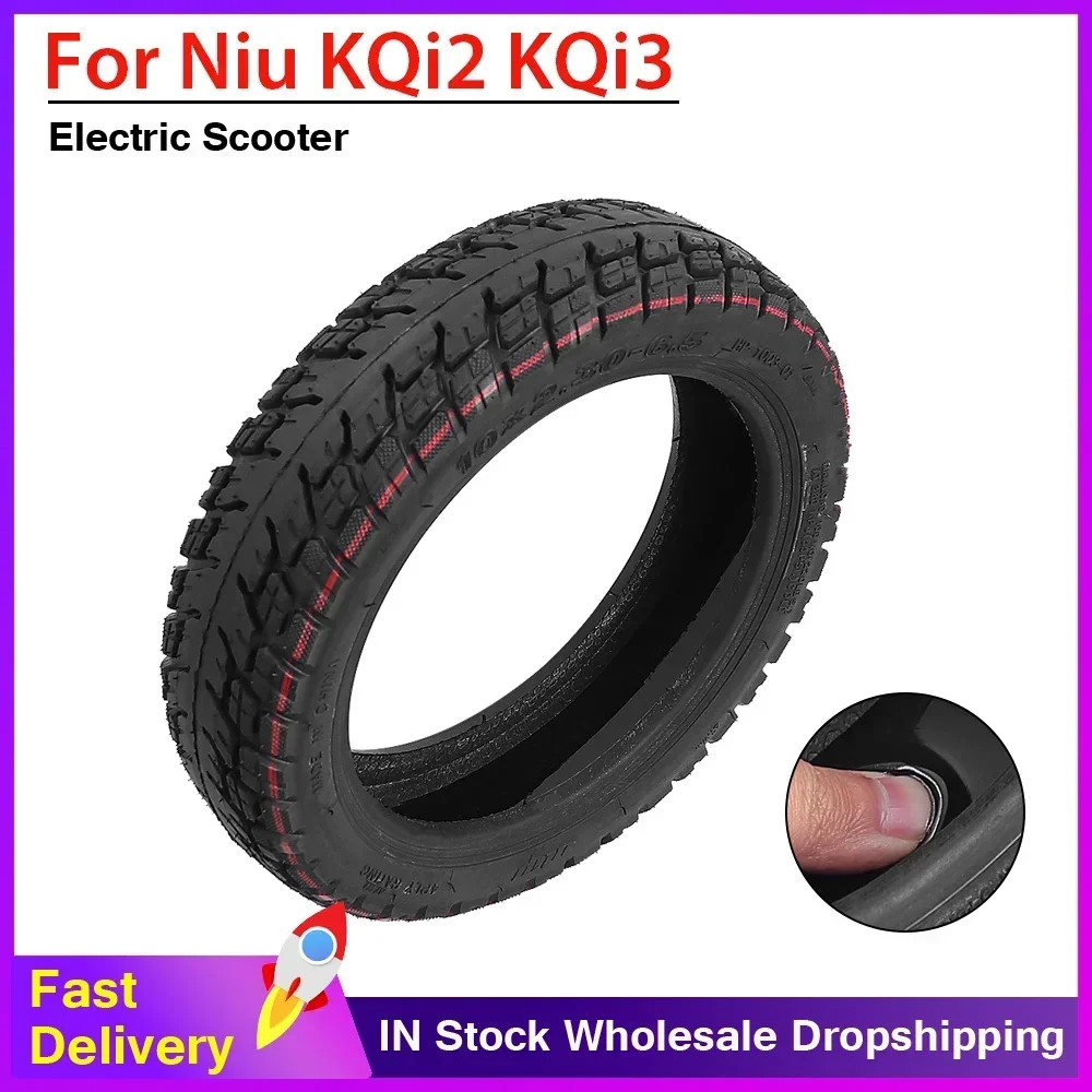 10x2.3-6.5 Self-repairing Jelly Tire for NIU KQi2 KQi3 Off-road Puncture Proof Tubeless Tyre Electric Scooter Accessories Parts
10x2.3-6.5 Self-repairing Jelly Tire for NIU KQi2 KQi3 Off-road Puncture Proof Tubeless Tyre Electric Scooter Accessories Parts