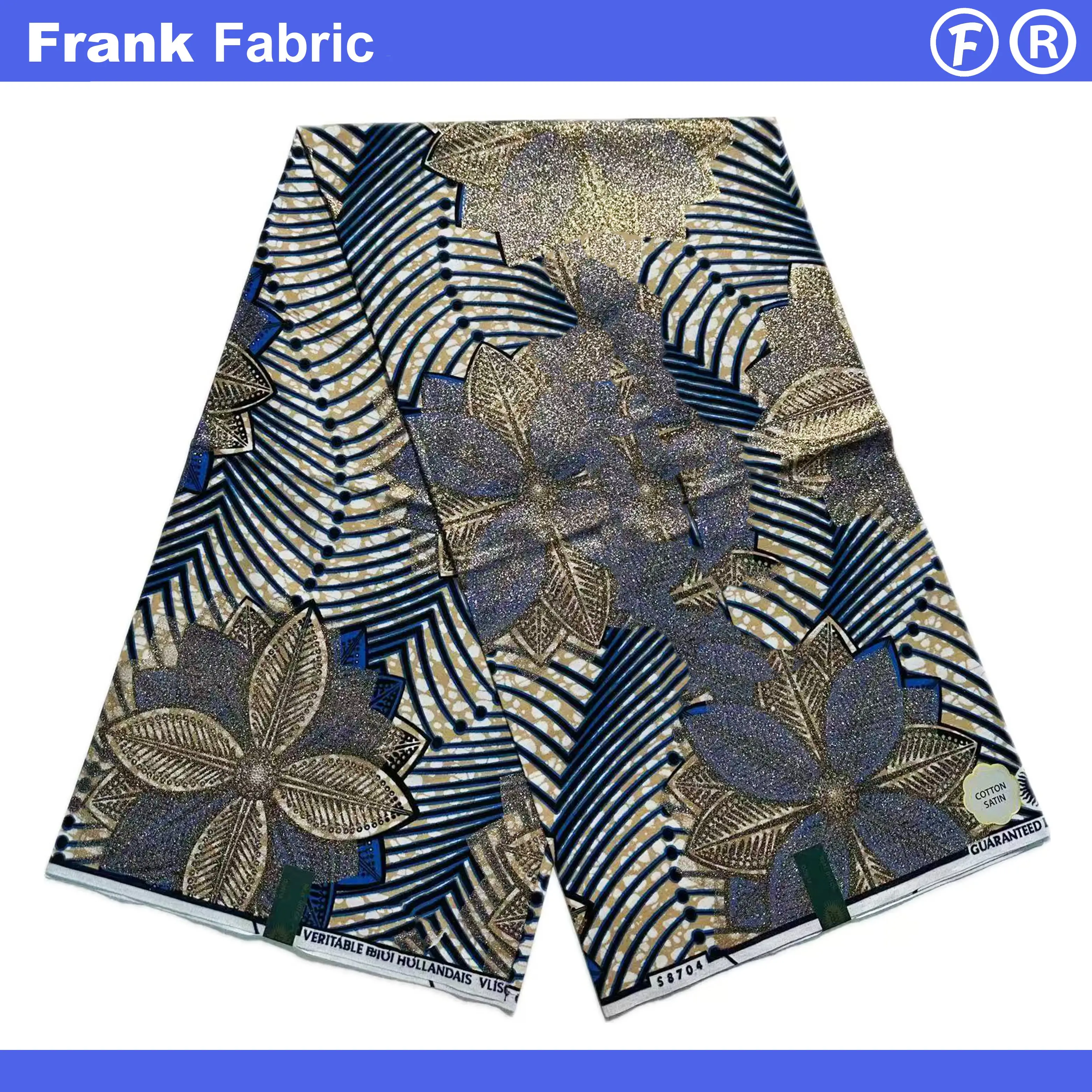 Ткань Grand Super African с восковым принтом, 6 ярдов, блестящая гламурная голландская ткань Анкара, батик для церковной униформы, оптовая продажа FF2508.020
Ткань Grand Super African с восковым принтом, 6 ярдов, блестящая гламурная голландская ткань Анкара, батик для церковной униформы, оптовая продажа FF2508.020