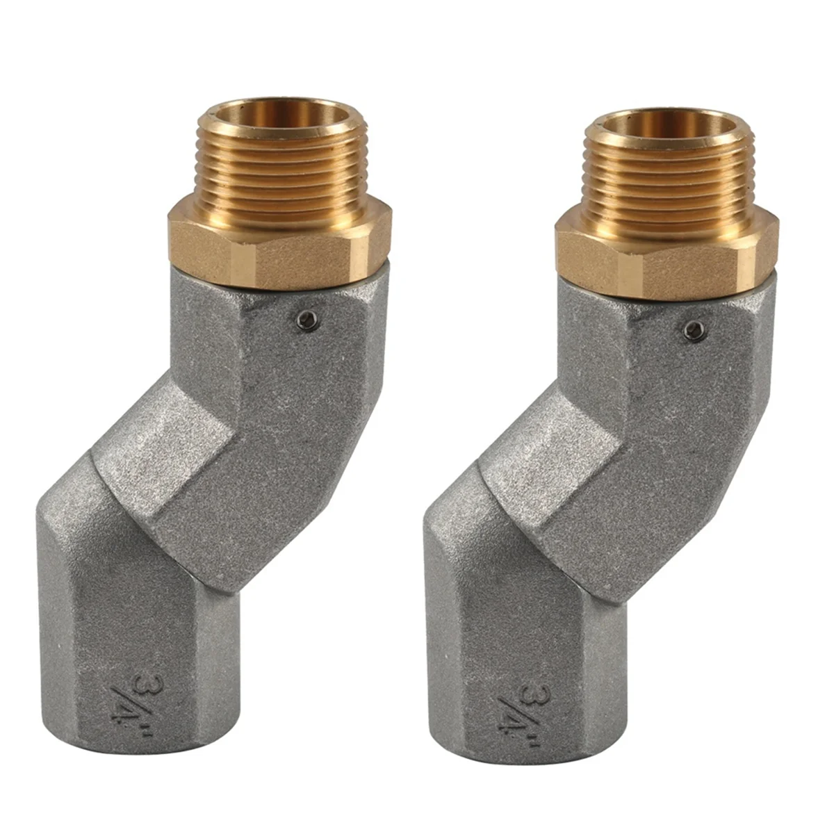 3/4Inch NPT Fuel Transfer Hose Swivel 360 Rotating Connector for Fuel Nozzle Multi Plane Swivel 2PCS
3/4Inch NPT Fuel Transfer Hose Swivel 360 Rotating Connector for Fuel Nozzle Multi Plane Swivel 2PCS