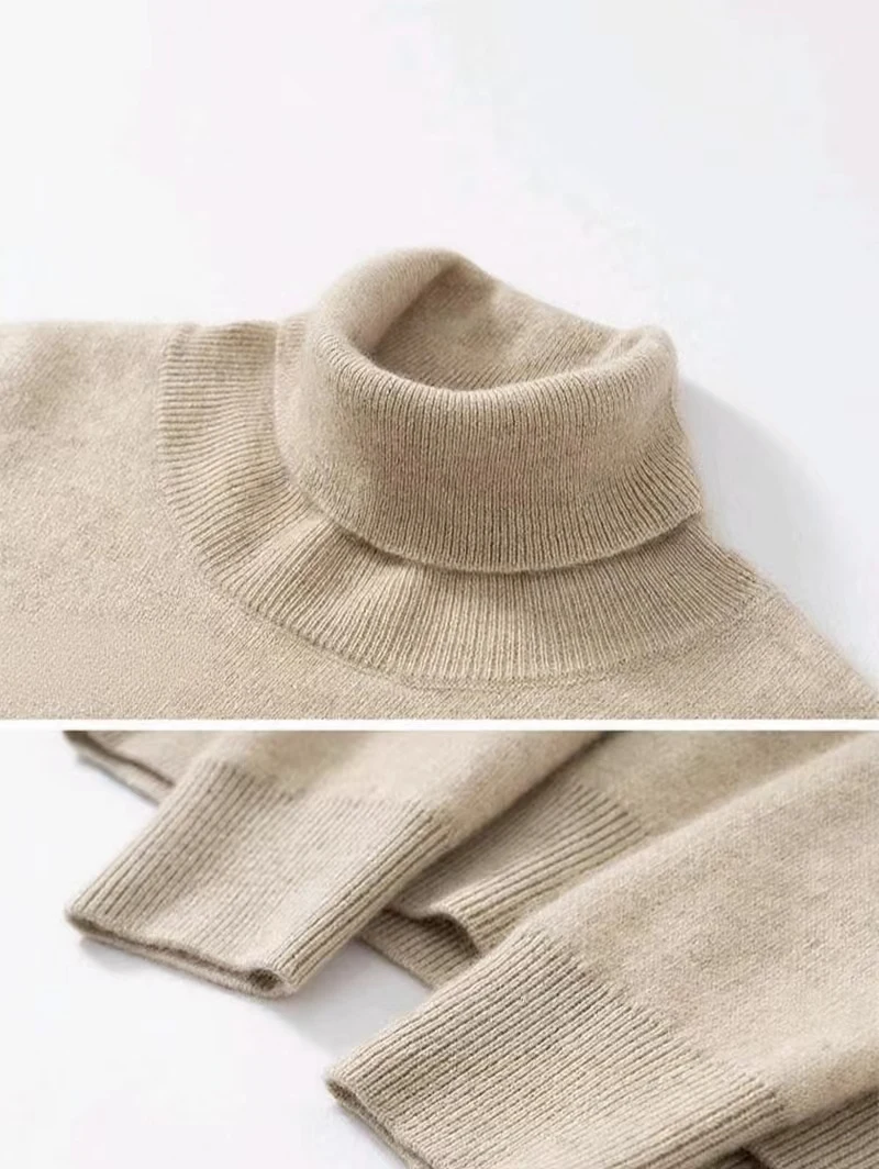 Men Turtleneck Cashmere Sweater Autumn Winter Thick Pullover 100% Cashmere Knitwear Basic Smart Casual Jumpers Soft Warm Clothes
Men Turtleneck Cashmere Sweater Autumn Winter Thick Pullover 100% Cashmere Knitwear Basic Smart Casual Jumpers Soft Warm Clothes