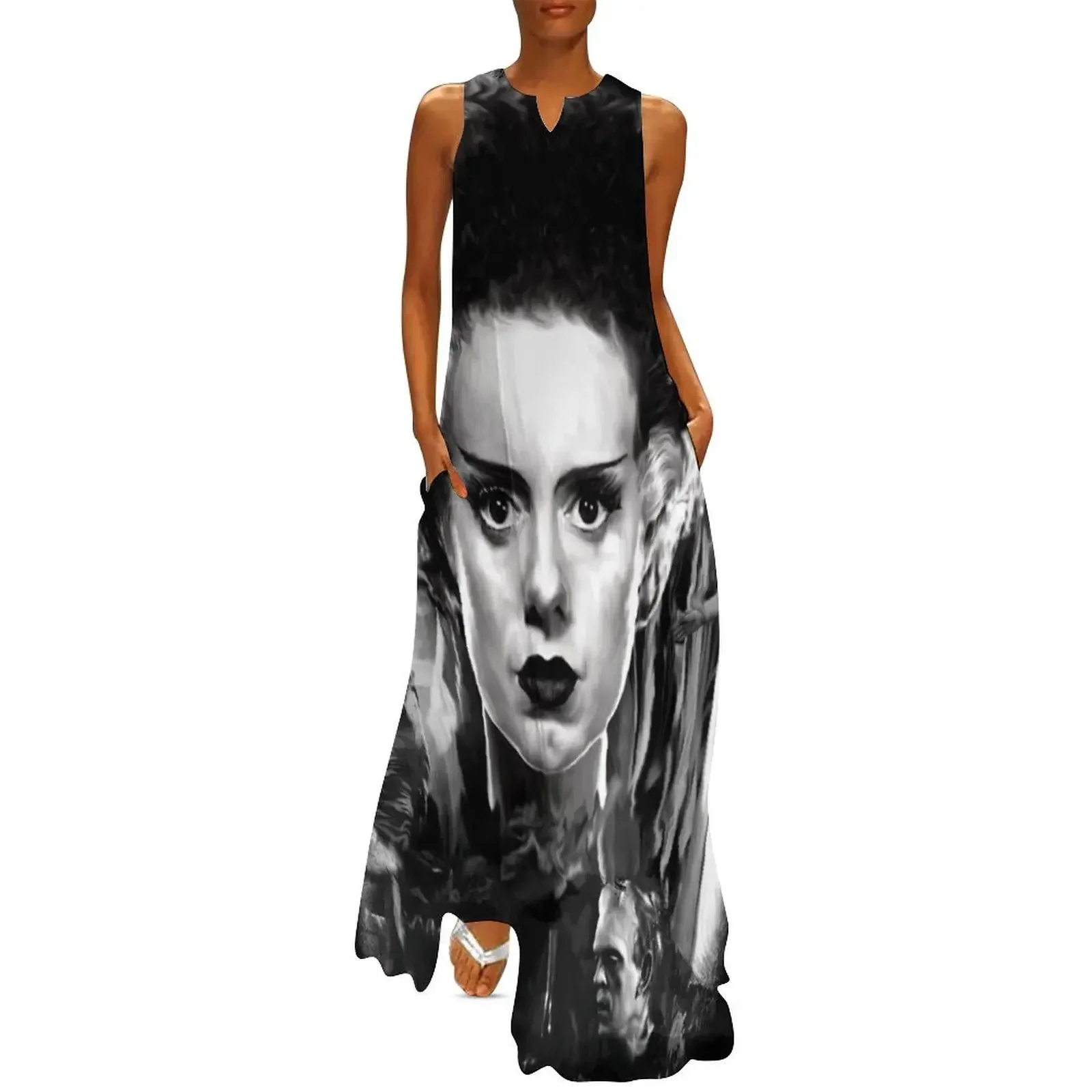 The Bride of Frankenstein Elsa Manchester Long Dress women party dresses Women's summer dress Dress
The Bride of Frankenstein Elsa Manchester Long Dress women party dresses Women's summer dress Dress