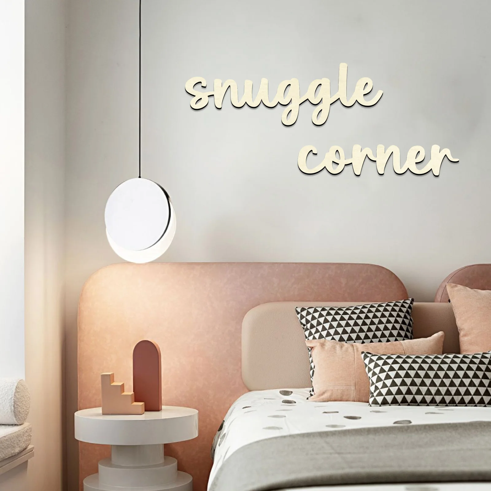 Snuggle Corner 3D Wooden Wall Letters - Baby Room Decor, Nursery Sign, Self-Adhesive Alphabet for Aesthetic Room Decoration
Snuggle Corner 3D Wooden Wall Letters - Baby Room Decor, Nursery Sign, Self-Adhesive Alphabet for Aesthetic Room Decoration