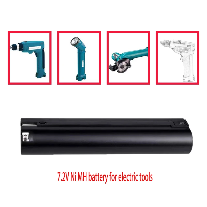 7.2V 5.0Ah Ni-Mh Battery Replacement for Makita 7000 7002 7033, 6010D 6018D 6073D 6172D DA3000D 6019D 9500D DA301D ML702
7.2V 5.0Ah Ni-Mh Battery Replacement for Makita 7000 7002 7033, 6010D 6018D 6073D 6172D DA3000D 6019D 9500D DA301D ML702