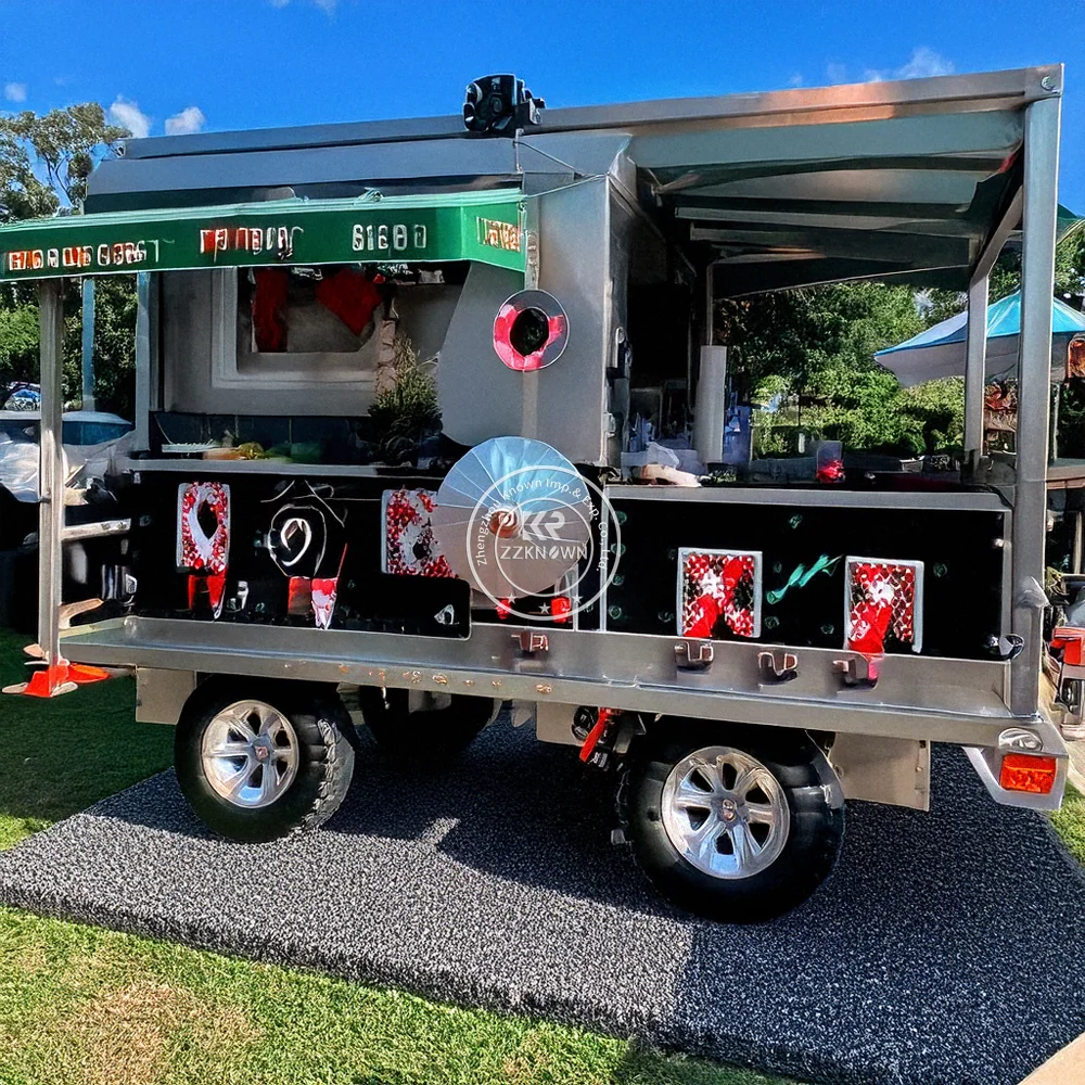 10FT retro type Truck Trailer Concession Food Trailer for Sale Mobile Food Cart with Full Kitchen Equipment
10FT retro type Truck Trailer Concession Food Trailer for Sale Mobile Food Cart with Full Kitchen Equipment