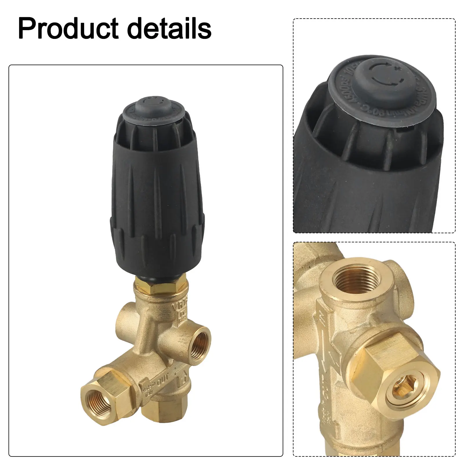 For Efficient High Performance VRT3 Pressure Jet Wash Washer Unloader Valve Maximum Rate 40 LPM Brass & Steel Construction
For Efficient High Performance VRT3 Pressure Jet Wash Washer Unloader Valve Maximum Rate 40 LPM Brass & Steel Construction