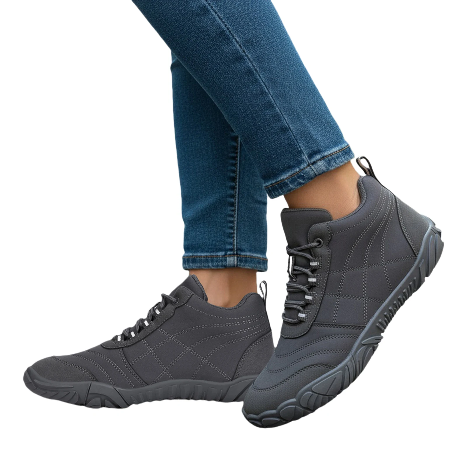 Outdoor Work Boots Anti-Slip Lace Up Short Boots Comfortable Wide Toe Boots Barefoot Hiking Shoes for Hiking Climbing
Outdoor Work Boots Anti-Slip Lace Up Short Boots Comfortable Wide Toe Boots Barefoot Hiking Shoes for Hiking Climbing