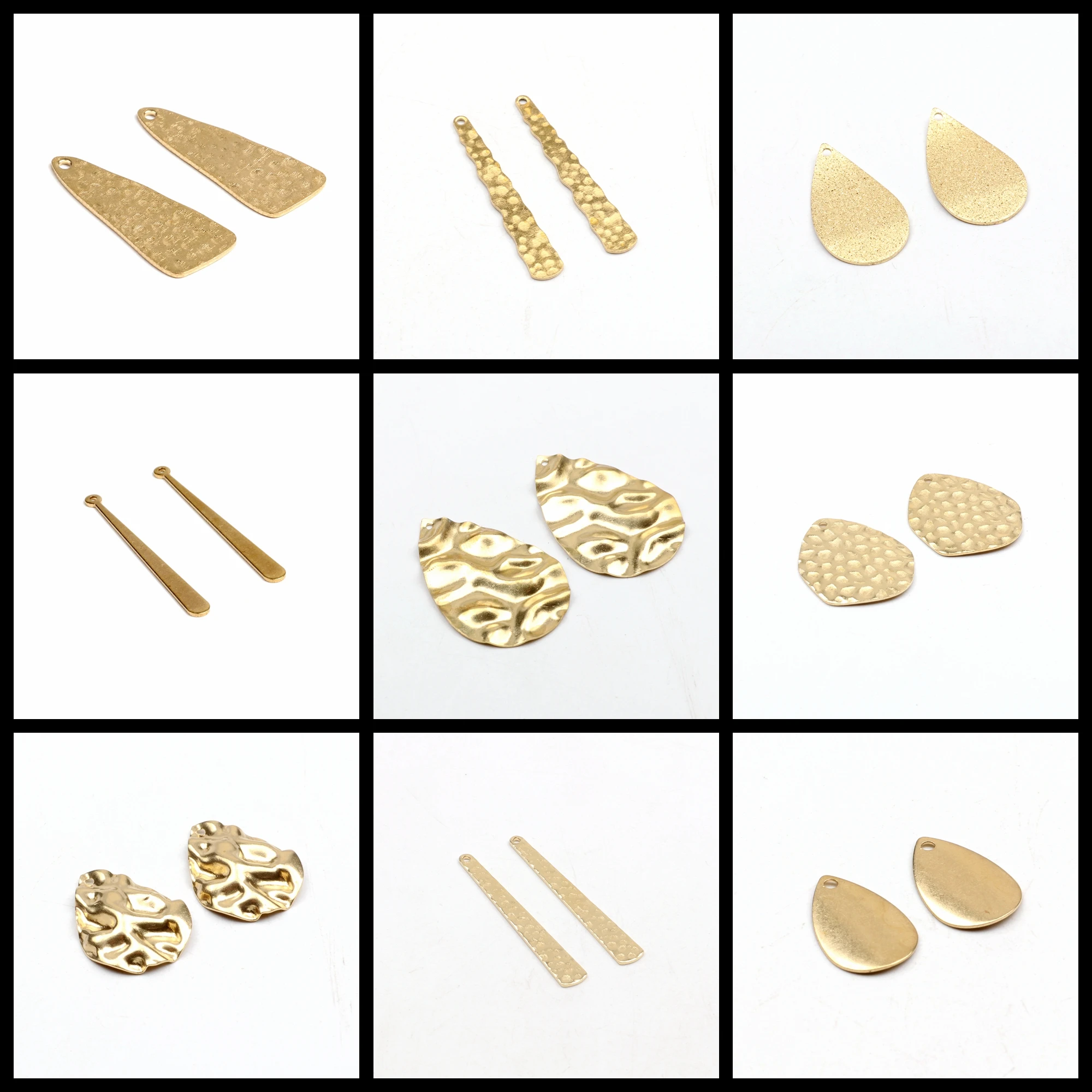 Hammered Charms,Brass Drop Shaped Pendant,Findings Accessories For Diy Earrings Necklace Bracelet DIY Making,Jewelry Supplies
Hammered Charms,Brass Drop Shaped Pendant,Findings Accessories For Diy Earrings Necklace Bracelet DIY Making,Jewelry Supplies