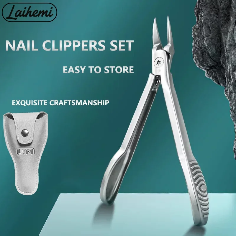 Ingrown Toenail Clippers , Slant Curved Blade Nail Clippers for Thick and Ingrown Nails, Stainless Steel Nail Nipper Cutter wi
Ingrown Toenail Clippers , Slant Curved Blade Nail Clippers for Thick and Ingrown Nails, Stainless Steel Nail Nipper Cutter wi