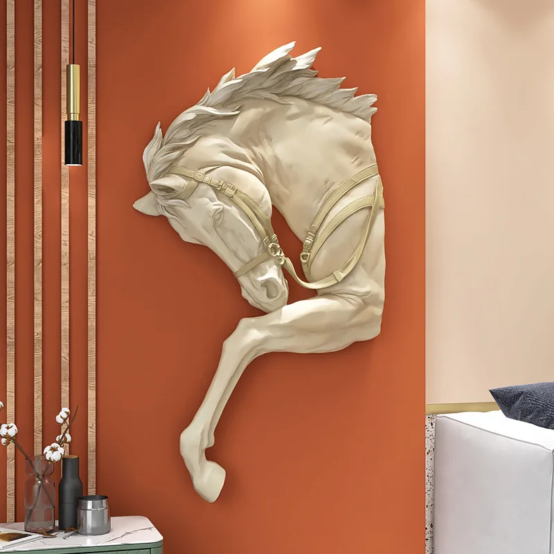Indoor Art Horse Head Sculpture Nordic Style Luxury Home Wall Sculpture Model Retro Room Decors Aesthetic Holiday Gifts
Indoor Art Horse Head Sculpture Nordic Style Luxury Home Wall Sculpture Model Retro Room Decors Aesthetic Holiday Gifts