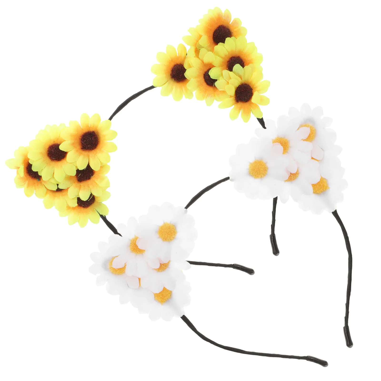 2pcs Cat Headband Floral Hoop For Women Daisy Flower Hair Band Party Holiday Photo Props Hair For Woman Accessory
2pcs Cat Headband Floral Hoop For Women Daisy Flower Hair Band Party Holiday Photo Props Hair For Woman Accessory
