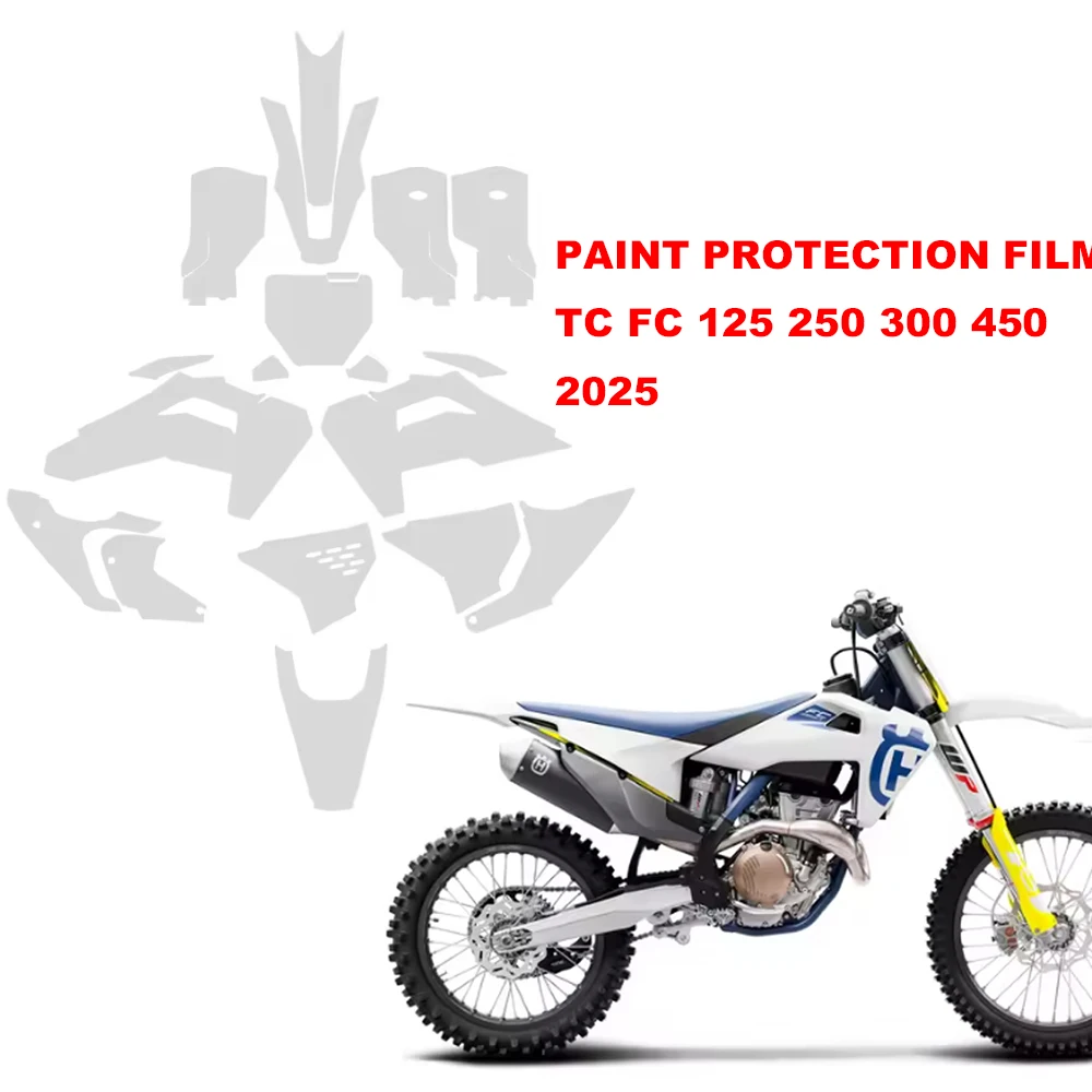 For HUSQVARNA TC FC 125 250 300 450 2025 PPF Motorcycle TPU Paint Protection Film FC 450 Anti-scratch Protection Film
For HUSQVARNA TC FC 125 250 300 450 2025 PPF Motorcycle TPU Paint Protection Film FC 450 Anti-scratch Protection Film