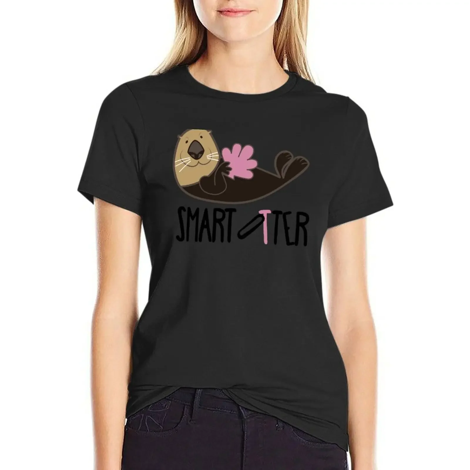 Smart Sea otter T-Shirt lady clothes Short sleeve tee customs design your own plus sizes clothes for Women
Smart Sea otter T-Shirt lady clothes Short sleeve tee customs design your own plus sizes clothes for Women
