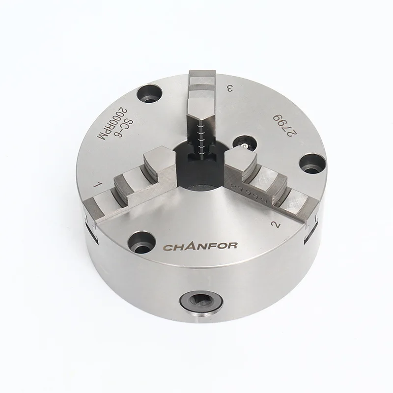 CHANDOX SC-6F High-Precision Three-Jaw Self-Centering Clamp Manual Chuck for Lathe Machine Steel Material in Stock
CHANDOX SC-6F High-Precision Three-Jaw Self-Centering Clamp Manual Chuck for Lathe Machine Steel Material in Stock