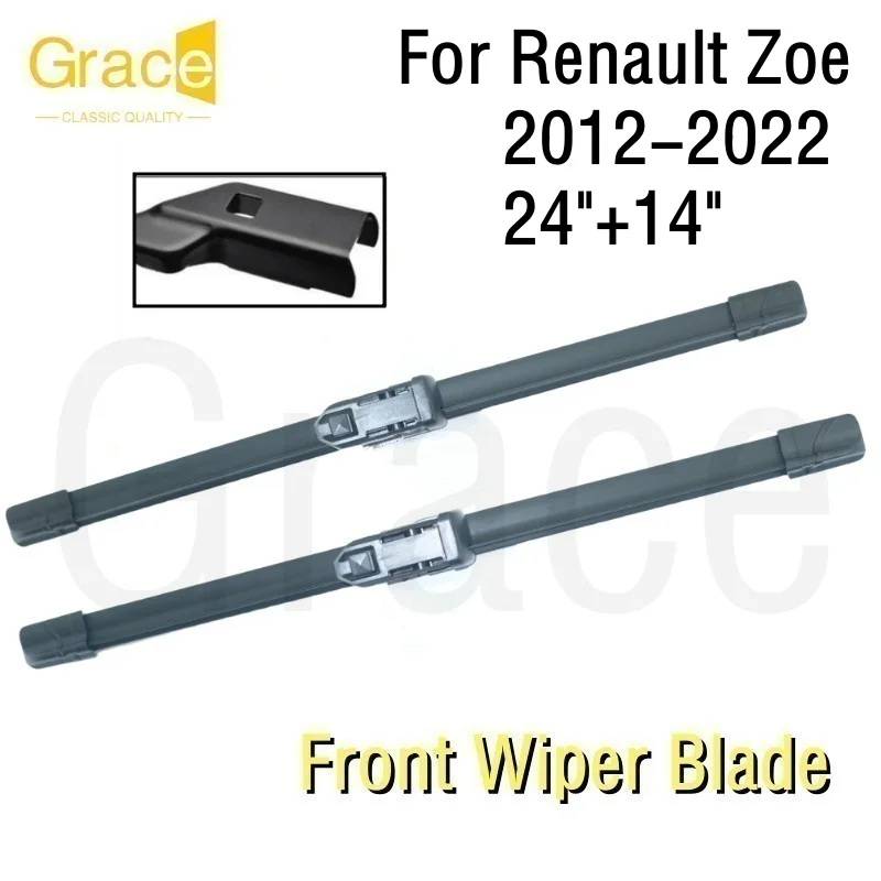 Wiper Blade For Renault Zoe 24"+14“ Car Windshield Windscreen Rubber 2012 2013 2014 2015 2016 2017 2018 2019 2020 2022
Wiper Blade For Renault Zoe 24"+14“ Car Windshield Windscreen Rubber 2012 2013 2014 2015 2016 2017 2018 2019 2020 2022