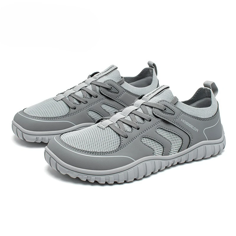 Wide Toe Running Sneakers Unisex Minimalist Mesh Breathable Shoes Artificial Leather Lace Up Walking Sneakers
Wide Toe Running Sneakers Unisex Minimalist Mesh Breathable Shoes Artificial Leather Lace Up Walking Sneakers