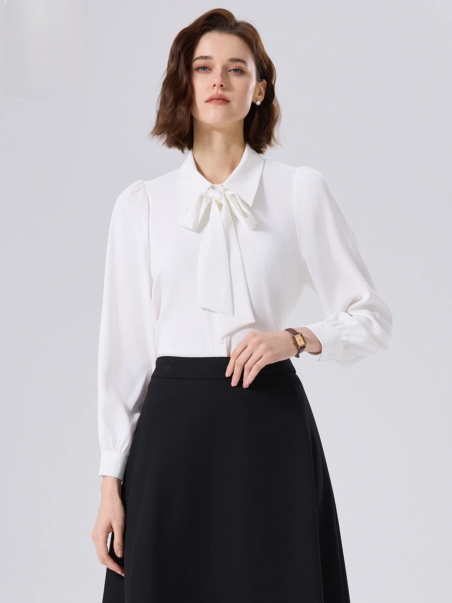 Romon Women's Chiffon Shirt Long Sleeve Knot Workwear Professional Interview Suit White Shirt Set Commute Style Loo...
Romon Women's Chiffon Shirt Long Sleeve Knot Workwear Professional Interview Suit White Shirt Set Commute Style Loo...