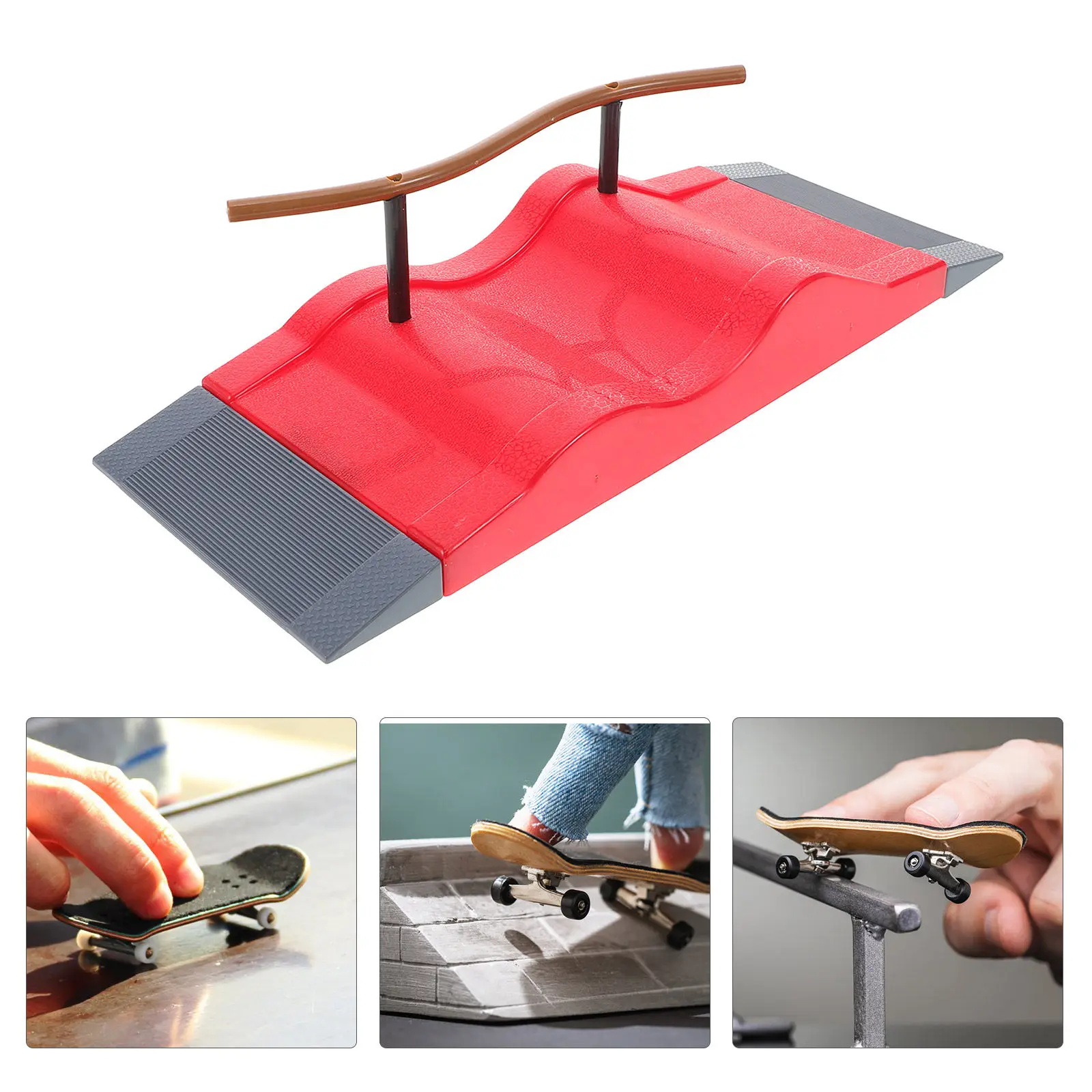 Mini Finger Skateboard Park Ramp Plastic Obstacle Set for Kids Safe Smooth Surface Fingerboard Training Prop Improving Dexterity
Mini Finger Skateboard Park Ramp Plastic Obstacle Set for Kids Safe Smooth Surface Fingerboard Training Prop Improving Dexterity