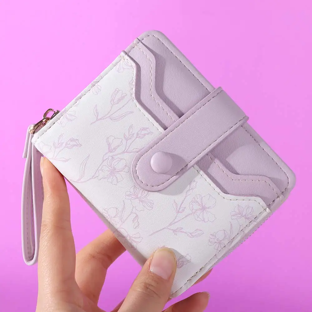 Мини-кошелек с цветочным принтом, многофункциональный кошелек на молнии из искусственной кожи, короткий кошелек в корейском стиле, модный, для ID и кредитных карт
Мини-кошелек с цветочным принтом, многофункциональный кошелек на молнии из искусственной кожи, короткий кошелек в корейском стиле, модный, для ID и кредитных карт