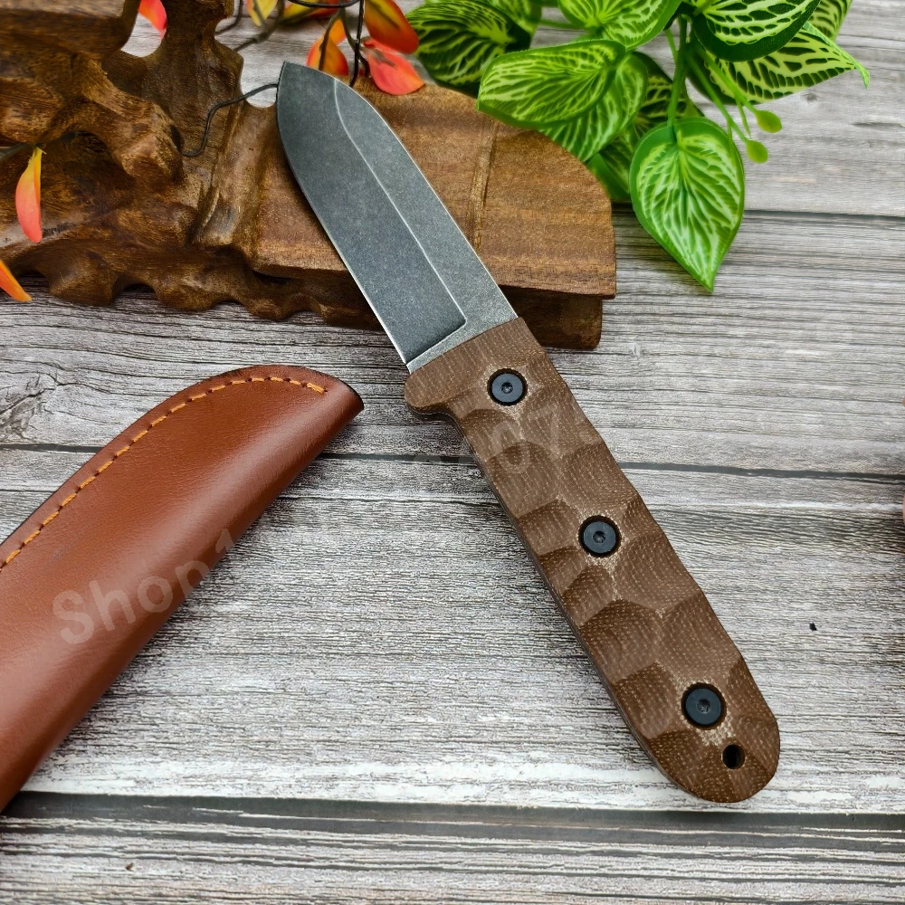 Портативный универсальный нож PR4 с лезвием из стали D2, кожаной рукояткой, легкий и прочный, незаменим для приключений на природе, подарок для мужчин
Портативный универсальный нож PR4 с лезвием из стали D2, кожаной рукояткой, легкий и прочный, незаменим для приключений на природе, подарок для мужчин