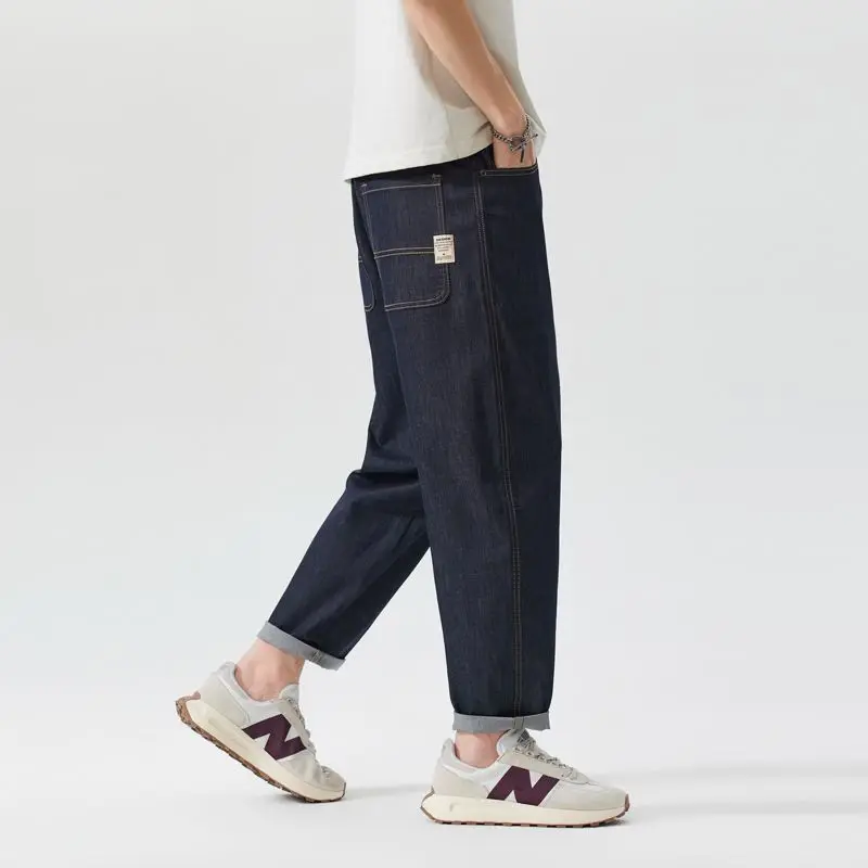 Spring Summer Ultra-thin Men's Jeans Soft Breathable Loose Straight Leg Denim Pants Business Casual Ice Silk Trousers Versatile
Spring Summer Ultra-thin Men's Jeans Soft Breathable Loose Straight Leg Denim Pants Business Casual Ice Silk Trousers Versatile