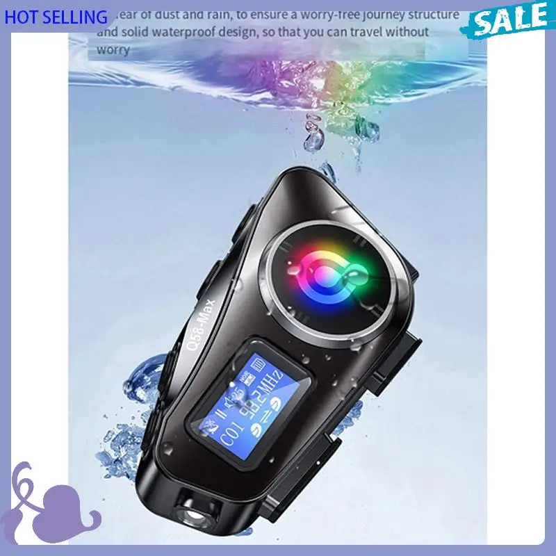ABVB-2X Q58 Max Motorcycle Helmet Bluetooth Intercom IP65 Waterproof Intercom Distance 500M Multi-Scene Mixed Music Sharing
ABVB-2X Q58 Max Motorcycle Helmet Bluetooth Intercom IP65 Waterproof Intercom Distance 500M Multi-Scene Mixed Music Sharing