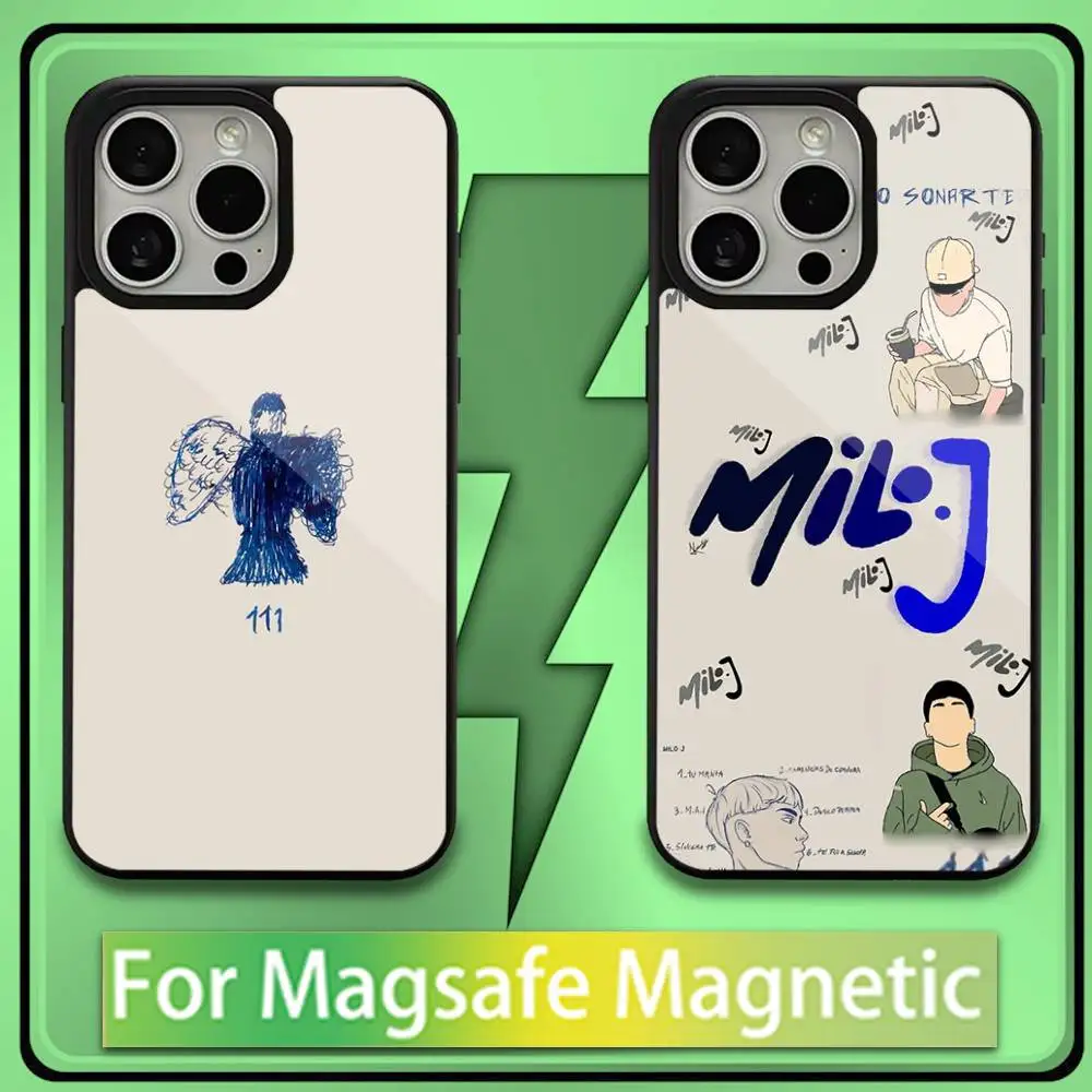 Singer M-Milo J Phone Case For iPhone 16,15,14,13,12,11,Plus,Pro,Max,Mini Soft Magesafe Magnetic Wireless Charge
Singer M-Milo J Phone Case For iPhone 16,15,14,13,12,11,Plus,Pro,Max,Mini Soft Magesafe Magnetic Wireless Charge