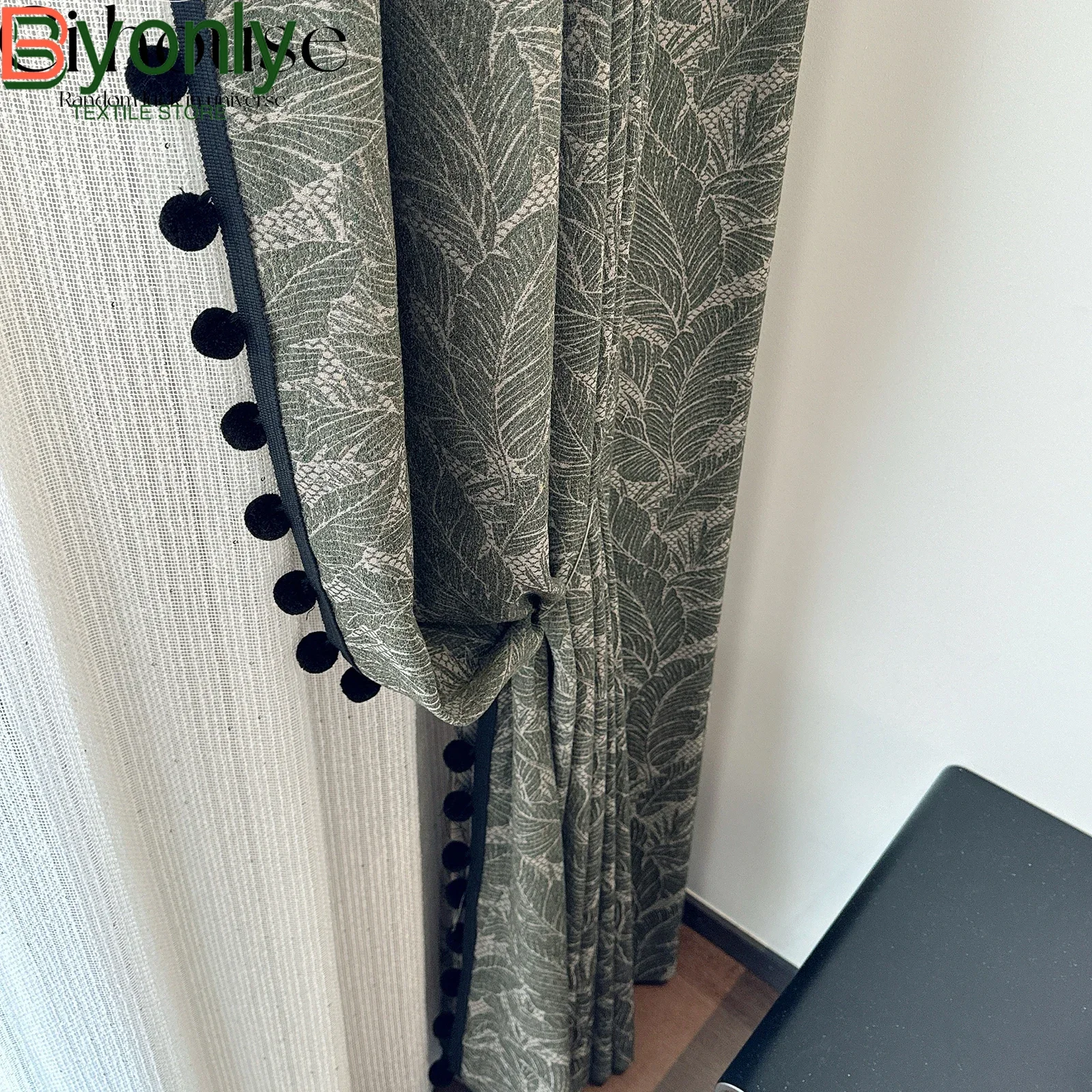 Vintage Green Cotton and Linen Leaves Jacquard Thickened Chenille Curtains for Living Room Bedroom French Window Balcony Window
Vintage Green Cotton and Linen Leaves Jacquard Thickened Chenille Curtains for Living Room Bedroom French Window Balcony Window