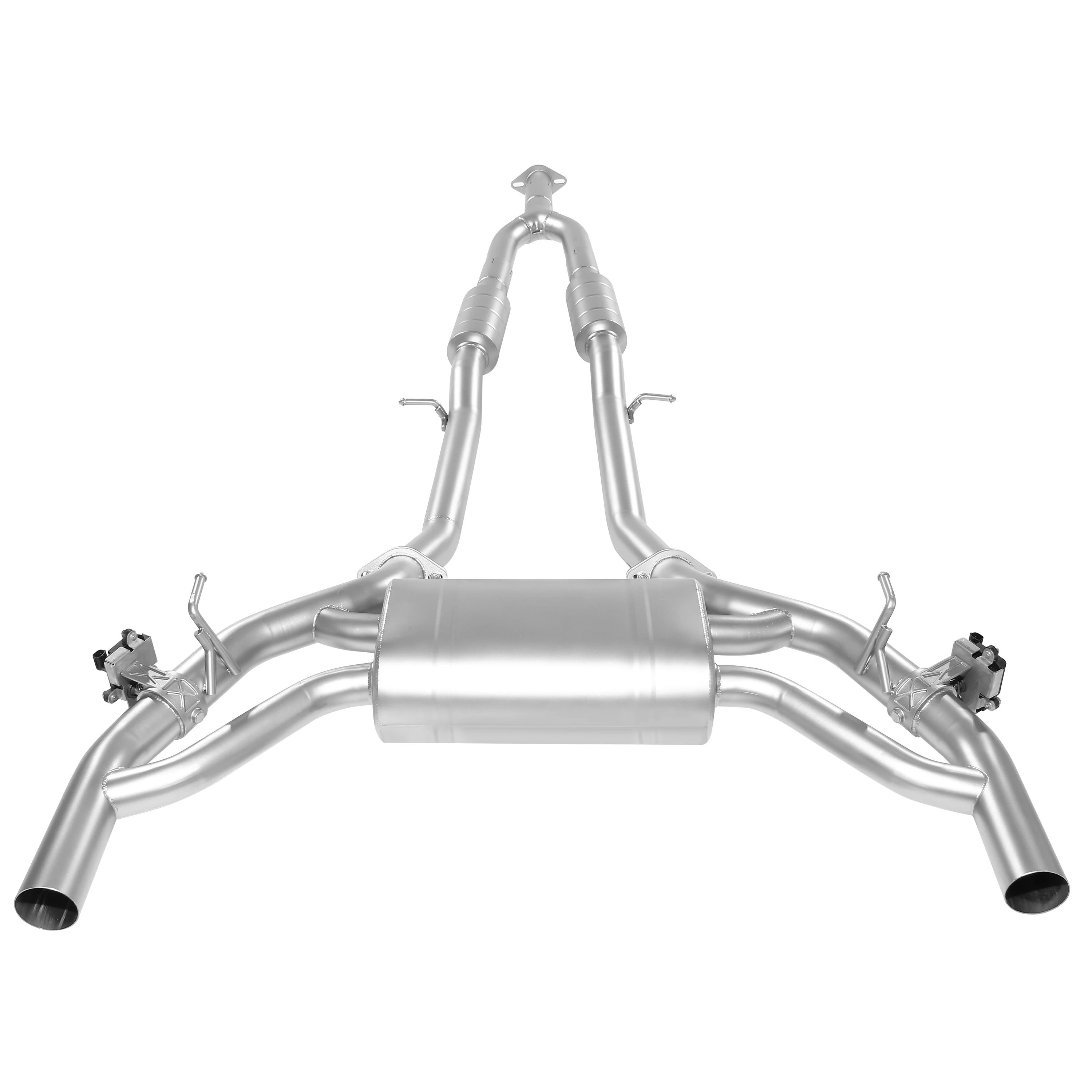 Rear Exhaust System with Valvetronic Electronic Valve for Infiniti Q50/Q50L 2.0T/3.7 2014+, 304 Stainless Steel
Rear Exhaust System with Valvetronic Electronic Valve for Infiniti Q50/Q50L 2.0T/3.7 2014+, 304 Stainless Steel