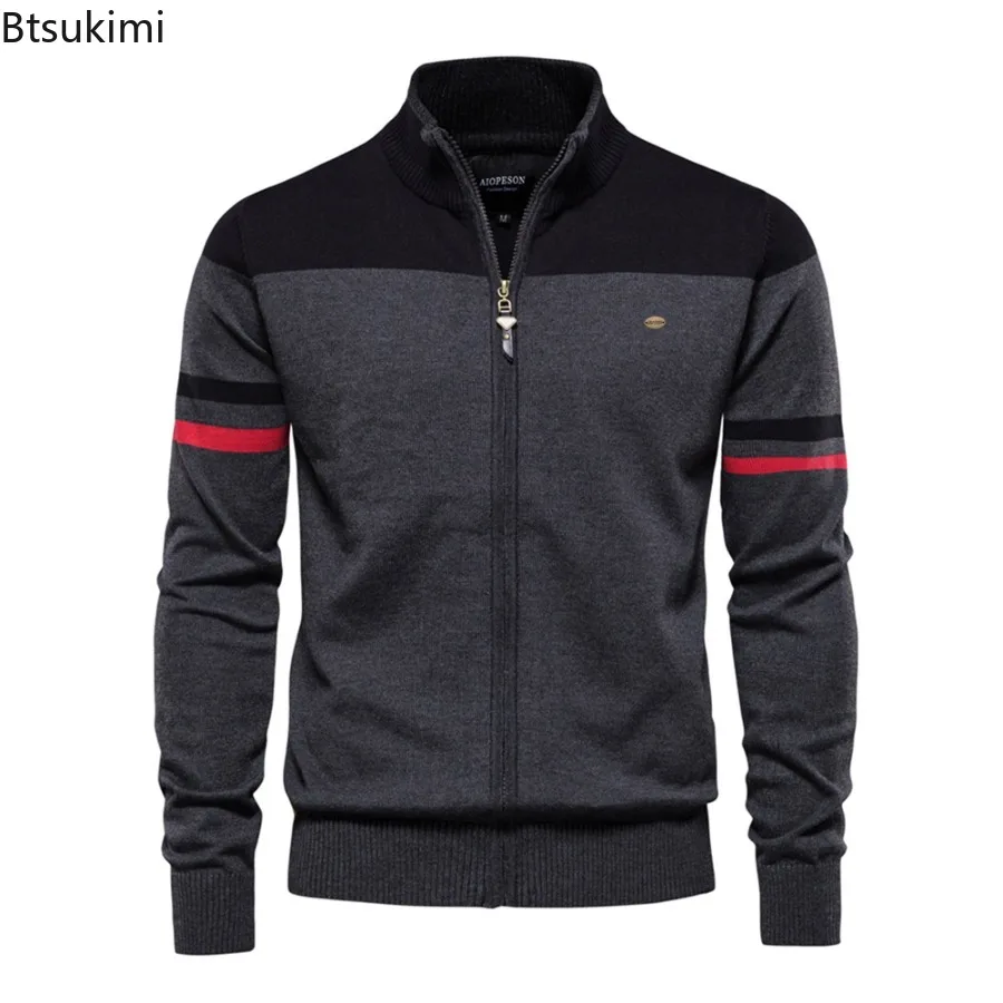 2025 Autumn Winter New Men's Pure Cotton Sweater Cardigan High-quality Zipper Knitted Coats Fashionable Casual Knitted Sweater
2025 Autumn Winter New Men's Pure Cotton Sweater Cardigan High-quality Zipper Knitted Coats Fashionable Casual Knitted Sweater