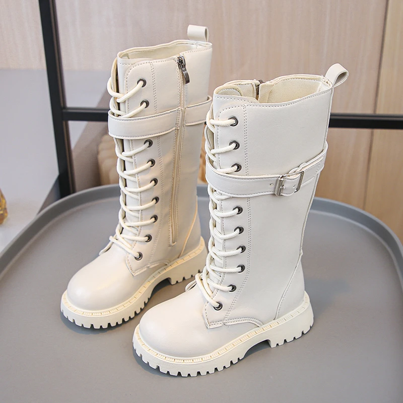 2025 Autumn New Girls Mid-calf Boots Round Toes Versatile Children High Boots Soft Bottom Non-slip Kids Long Boots with Side Zip
2025 Autumn New Girls Mid-calf Boots Round Toes Versatile Children High Boots Soft Bottom Non-slip Kids Long Boots with Side Zip