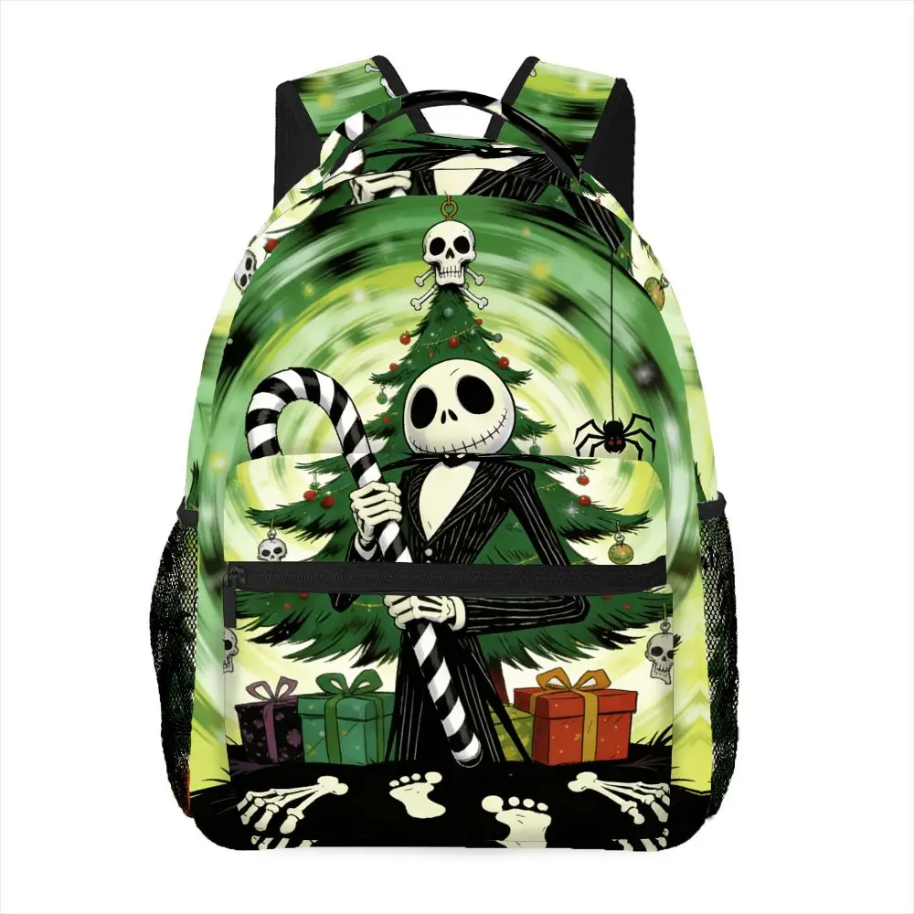Disney Christmas Skeleton Jack Cartoon Print Backpack 1pc Green Series Durable Adjustable Shoulder Strap Zipper Closure
Disney Christmas Skeleton Jack Cartoon Print Backpack 1pc Green Series Durable Adjustable Shoulder Strap Zipper Closure