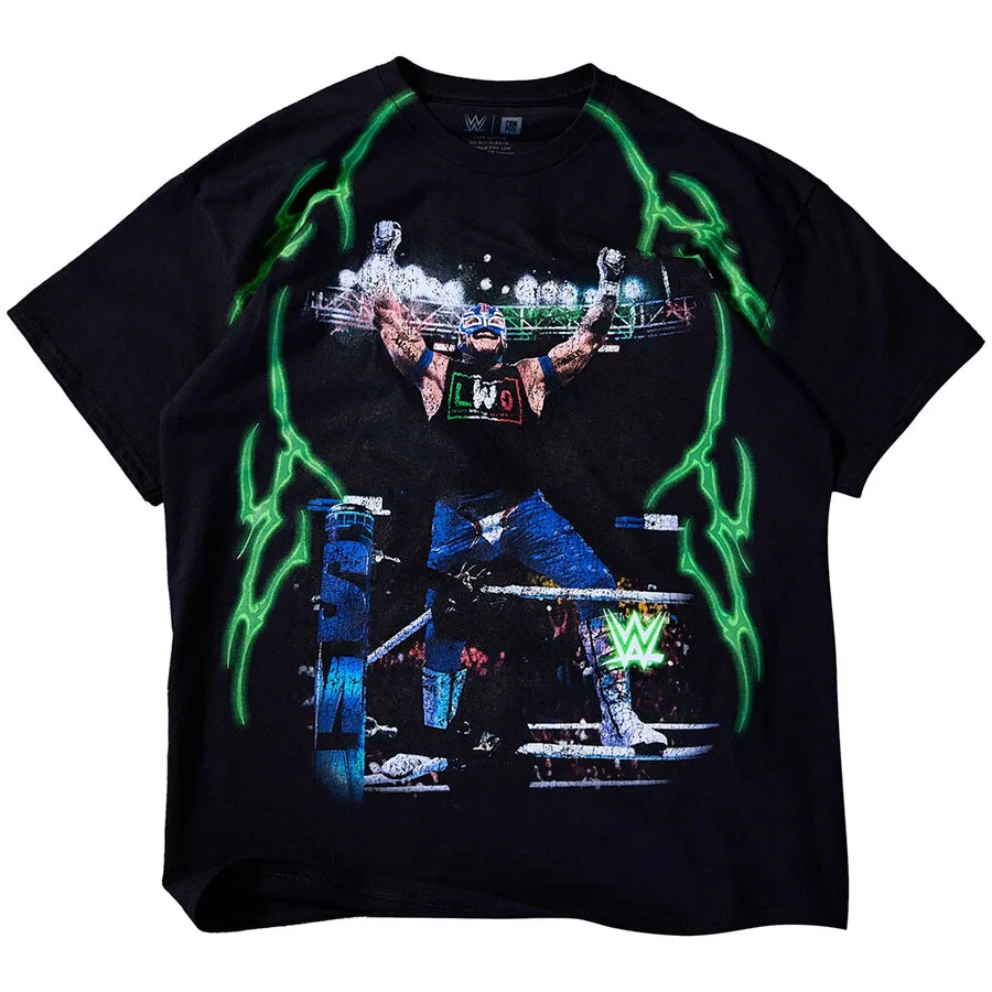 Men's Complex Black Rey Mysterio 619 T-Shirt Simple And Stylish Hip-Hop Loose And Breathable Suitable For Outdoor Sports
Men's Complex Black Rey Mysterio 619 T-Shirt Simple And Stylish Hip-Hop Loose And Breathable Suitable For Outdoor Sports