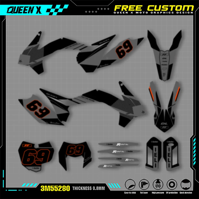 Queen X MOTOR для KTM SX SXF 2013 2014 2015 EXC EXC-F XCW 2014 2015 2016 Комплект наклеек с графикой на мотоцикл по индивидуальному заказу
Queen X MOTOR для KTM SX SXF 2013 2014 2015 EXC EXC-F XCW 2014 2015 2016 Комплект наклеек с графикой на мотоцикл по индивидуальному заказу