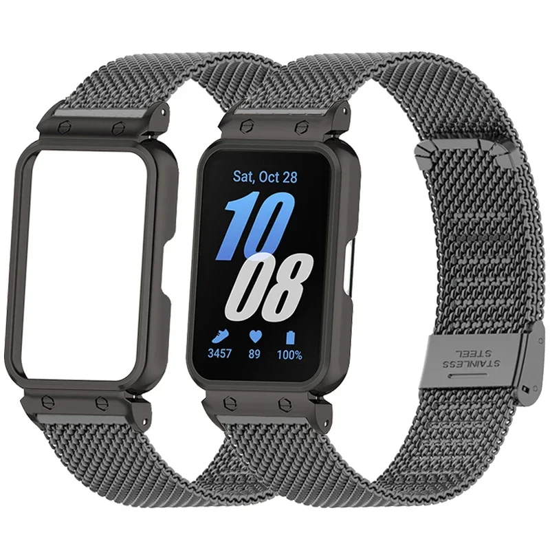 Защитный чехол для Samsung Galaxy Fit 3, ремешок для умных часов Samsung Galaxy Fit 3, ремешок для часов Galaxy fit3, металлический браслет
Защитный чехол для Samsung Galaxy Fit 3, ремешок для умных часов Samsung Galaxy Fit 3, ремешок для часов Galaxy fit3, металлический браслет