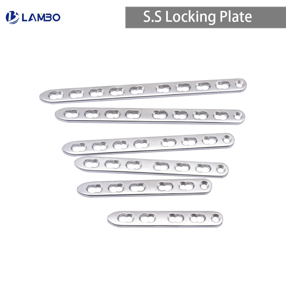 1pc 3.5mm S.S. Straight Locking Plate, Veterinary Orthopedic Implants, Mascotas Pet Hand Tools, Surgical Instruments for Dogs
1pc 3.5mm S.S. Straight Locking Plate, Veterinary Orthopedic Implants, Mascotas Pet Hand Tools, Surgical Instruments for Dogs