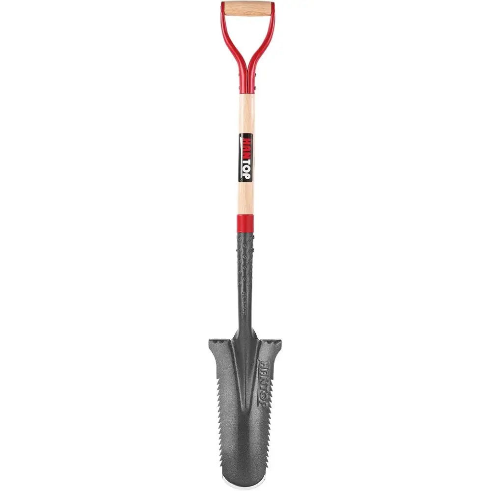 Drain Spade Garden Digging Serrated Shovel Root Saw Spades with Wooden Handle or Digging, Cutting Roots,Transplanting,Trenching,
Drain Spade Garden Digging Serrated Shovel Root Saw Spades with Wooden Handle or Digging, Cutting Roots,Transplanting,Trenching,