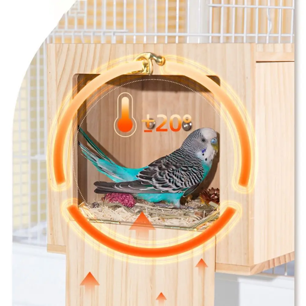 Wooden Parrot Breeding Box Warm with Window Bird Breeding Nest Wall Mount Parrot Shelter Stand For Budgie Lovebirds Parakeet
Wooden Parrot Breeding Box Warm with Window Bird Breeding Nest Wall Mount Parrot Shelter Stand For Budgie Lovebirds Parakeet