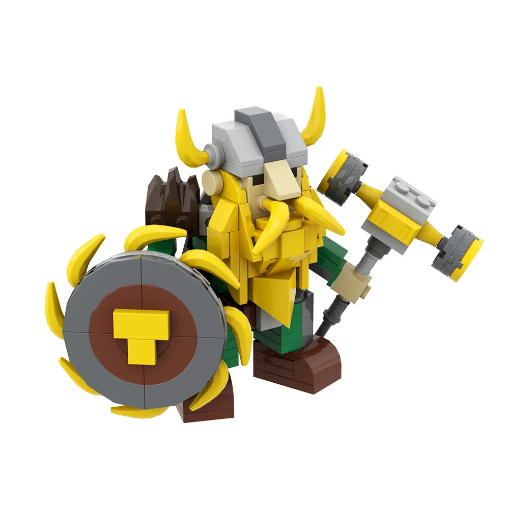 MOC Barf the Banana Dwarf Model Buiding Blocks Medieval Viking Tribe Sea Adventure Banana Warrior Action Figure Brick Toy Gift
MOC Barf the Banana Dwarf Model Buiding Blocks Medieval Viking Tribe Sea Adventure Banana Warrior Action Figure Brick Toy Gift