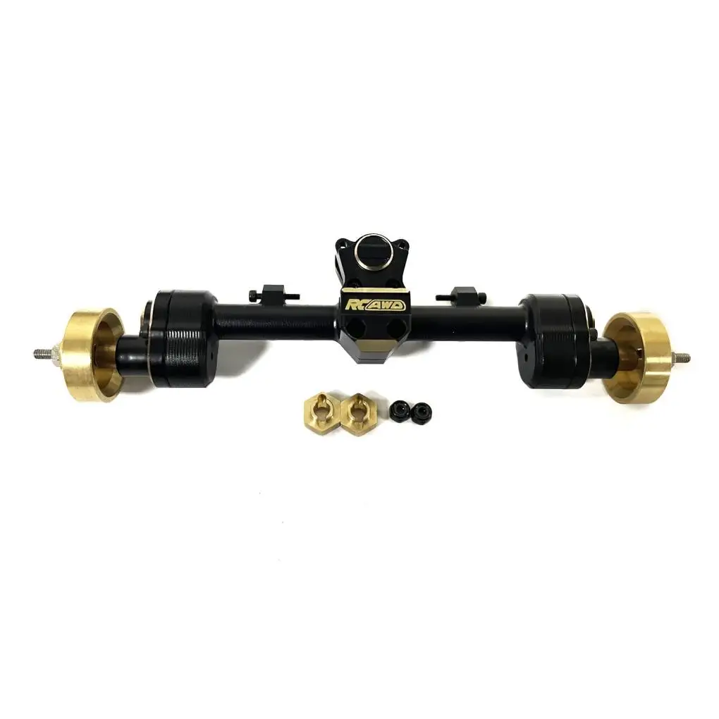RCGOFOLLOW Aluminum Alloy CNC Rear Axle Upgrade Enhances Rc Rear Axle For 1/24 Rc Rear Axle SCX24 RC Car Part