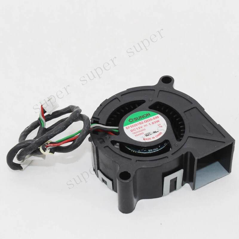 S+ SUNON EF50201B2-Q020-S99 5020 Cooling Fan Projection Blower DC12V 1.83W Turbofan
S+ SUNON EF50201B2-Q020-S99 5020 Cooling Fan Projection Blower DC12V 1.83W Turbofan
